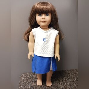 2008 American Girl Of Today #7.Brown Hair And Blue Sleep Eyes.She Needs Some Tlc